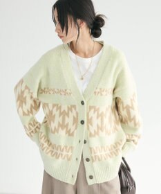 CRAFT STANDARD BOUTIQUE オルテガ柄ニットカーディガン