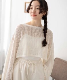 WEGO ショートメッシュニットプルオーバー