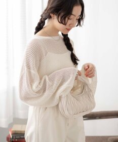 WEGO ショートメッシュニットプルオーバー