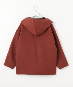 自由区 【リバーシブル】ウールリバー フード付きショートコート