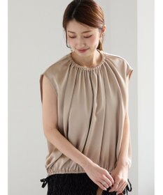 Te chichi サテンサイドリボンブラウス