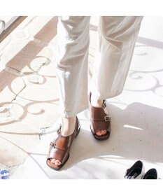 ing <ing>ダブルモンクサイドオープンシューズ