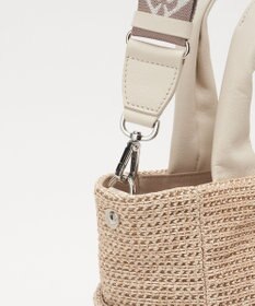 russet ナイロンラフィア2WAYトートバッグ(CE-1711)