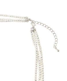 Green Parks ・ＨＡＬＦ　ＴＩＭＥ　ビーズ３連ネックレス