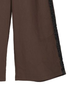 Green Parks ■ESCAR サイドミニフリルワイドパンツ