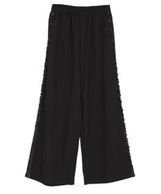 Green Parks ■ESCAR サイドミニフリルワイドパンツ