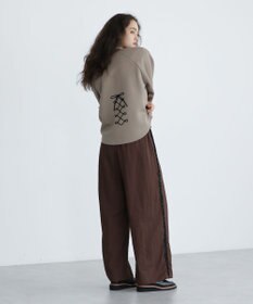 Green Parks ■ESCAR サイドミニフリルワイドパンツ