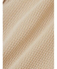 Green Parks メッシュミディ丈ニットカーディガン