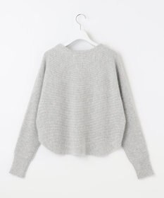 自由区 L 【洗える】シャイニールレックス ドルマンスリーブニット