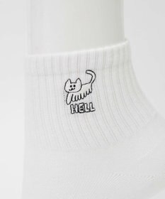 WEGO クレイジー刺繍アンクルソックス