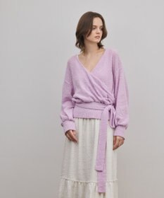 GRACE CONTINENTAL カシュクールニットトップ