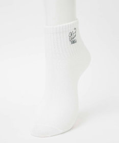 WEGO クレイジー刺繍アンクルソックス