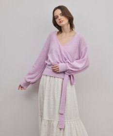 GRACE CONTINENTAL カシュクールニットトップ