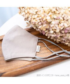 Mother garden 【Hinami】 抗菌 リバーシブル マスク 《ローズルージュ×ライトベージュ》【Sサイズ/Mサイズ】