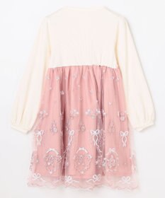ANY KIDS バレエ刺繍チュールワンピース