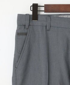 JOSEPH ABBOUD 【ウエストも伸びる！/ストレッチ】ミックスリネンシャンブレーパンツ