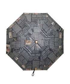 +RING レディース向け プラスリング 晴雨兼用（長ショート） PAPER-BLK T1403  sunshield