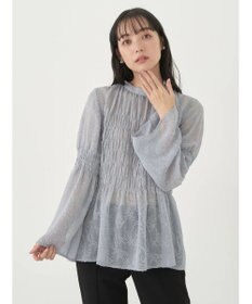 earth music&ecology ジャガードシャーリングプルオーバー