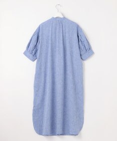 23区 S 【SLOW/洗える】リネンコットン シャツワンピース
