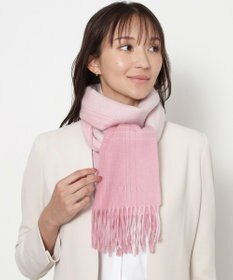 MOONBAT FURLA(フルラ）ウール100％ オンブレー チェックマフラー