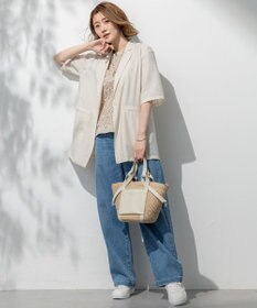 23区 VIOLAd'ORO アバカ 2WAY トートバッグ