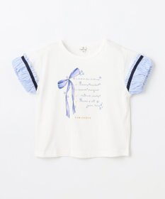 組曲 KIDS 【110-140㎝】リボンリスト Tシャツ