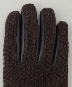 GOTAIRIKU 【スマホ対応】鹿の子×シープレザーコンビグローブ