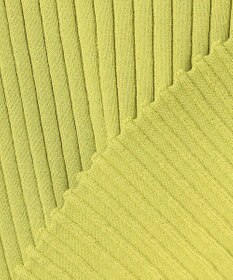 ANY L ポイントシアーリブニット