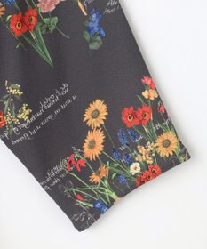 自由区 【洗える】フラワーガーデンプリント ワンピース