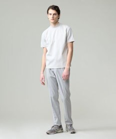 J.PRESS MEN シルクのような光沢感の上品Tシャツ【UVカット / 接触冷感 / 吸水速乾】【J.PRESS PREMIUM JERSEY】ポンチモックネック Tシャツ