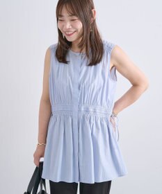 Green Parks ウエストシャーリングブラウス
