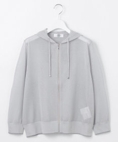 J.PRESS LADIES L 【WEB限定カラーあり・洗える】SHEER LIGHT KNIT ラメ パーカー