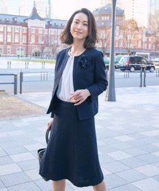 J.PRESS LADIES トリプル コサージュ