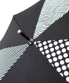 +RING レディース向け プラスリング 長傘60cm BLK T1276