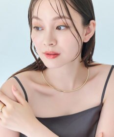 Phoebe ルーセントラインチョーカー　ゴールド/ネックレス/ネックカフ/40cm