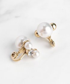 TOCCA 【大人百花掲載】DOUBLE FACE PEARL EARRINGS イヤリング