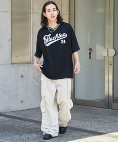 WEGO マルチポケットワイドカーゴパンツ