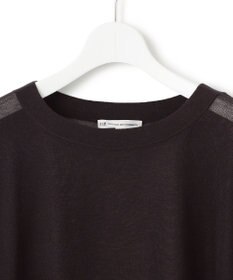 23区 【洗える】シャイニーシアー ボートネック ニット