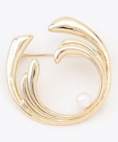 自由区 【カタログ掲載】アコヤパールサークル ブローチ