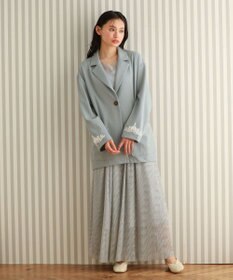 Green Parks ・ＥＬＥＮＣＡＲＥ　ＤＵＥ　ラメプリーツスカート