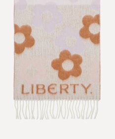 LIBERTY. フローラル モヘアスカーフ 35×220