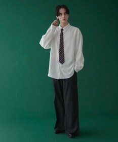 WEGO タイ付きシャツ(LS)