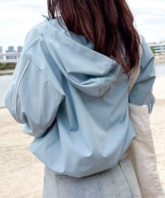 WEGO 【日焼け対策/セットアップ対応】ラッシュガードラインアノラックパーカー