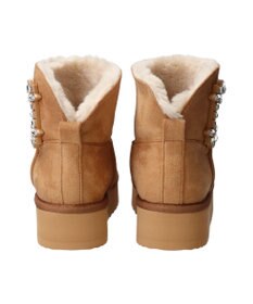 Bridget Birkin 【Bridget Birkin】バックルビジュームートンブーツ