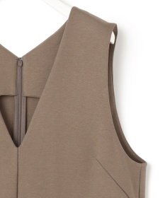 ICB L 【WEB限定・洗える】 コットンダンボール ジャンパースカート ワンピース