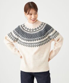 SHARE PARK LADIES ノルディックプルオーバー