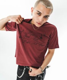 WEGO 【ユニセックス着用ITEM/MLサイズ展開】クロップドグラフィックT（SS）