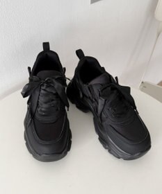 WEGO リボンデザイン厚底スニーカー