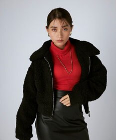 OP／FILA 【Kappa】ショート丈 ドロップショルダーボアジャケット