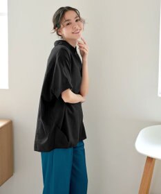 Tiaclasse 【洗える】 リネンミックススキッパーシャツ